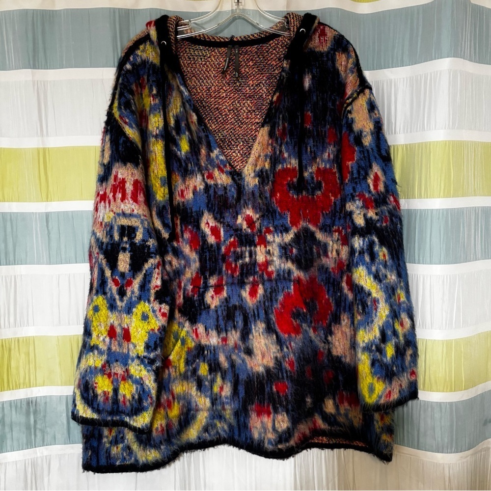 Anthropologie NWT Relaxed Hooded Sweater Sz Large/Extra Large - Picture 2 of 13